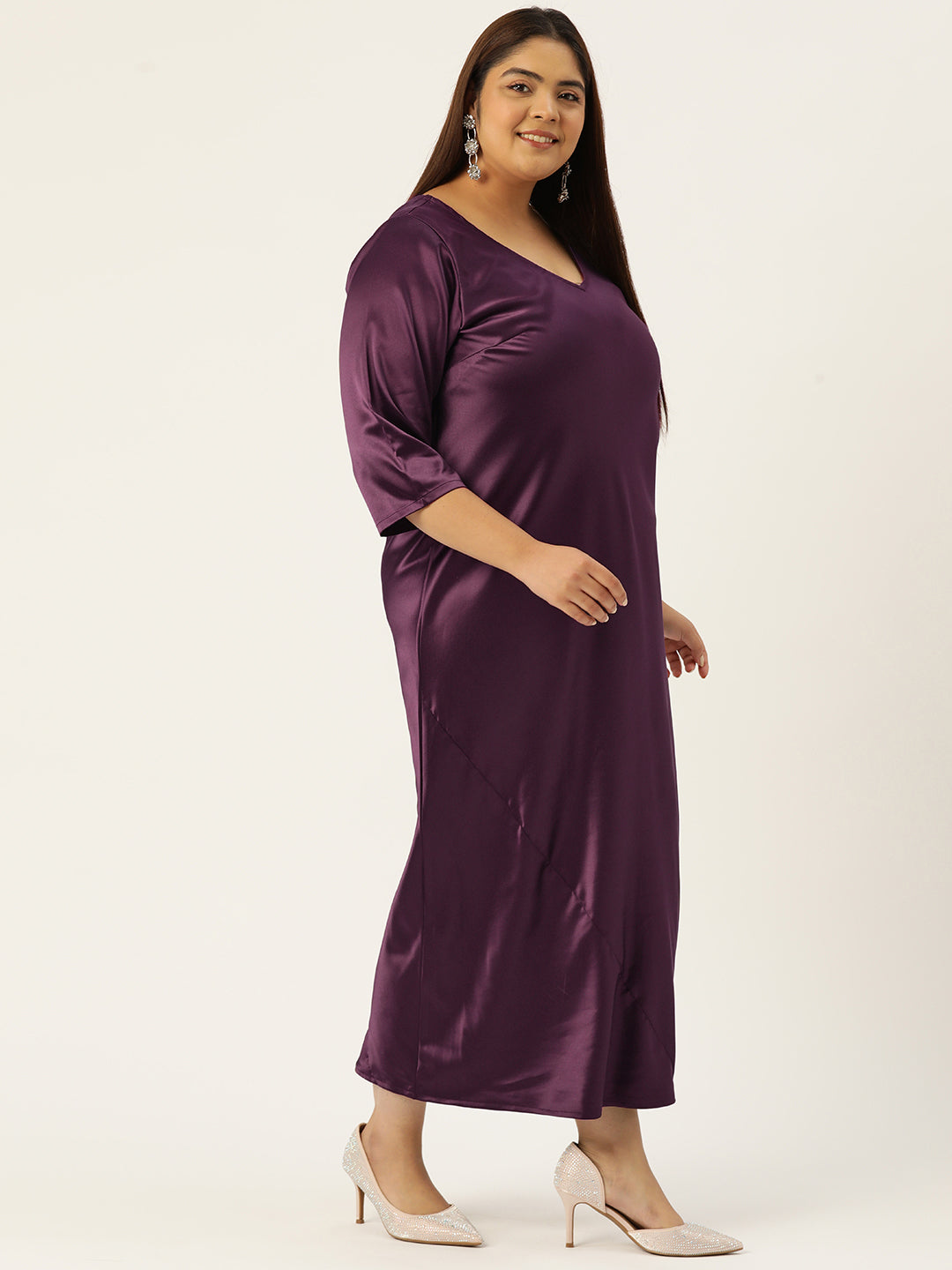 Modern Trendy Plus Size Women’s Dress