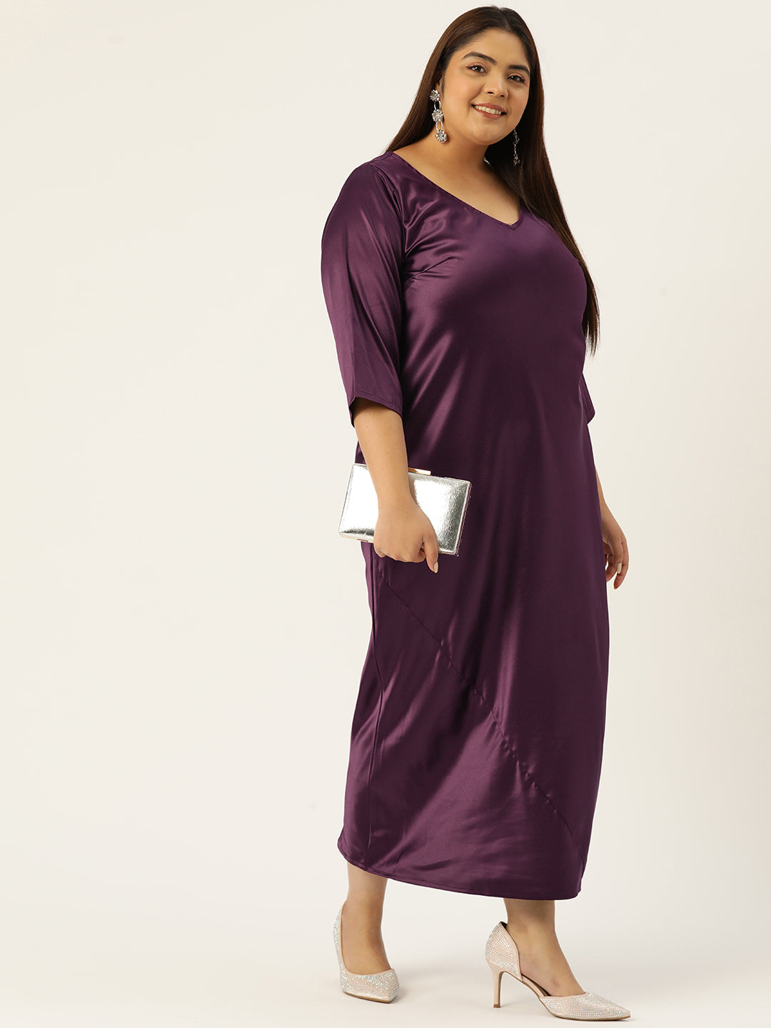 Modern Trendy Plus Size Women’s Dress