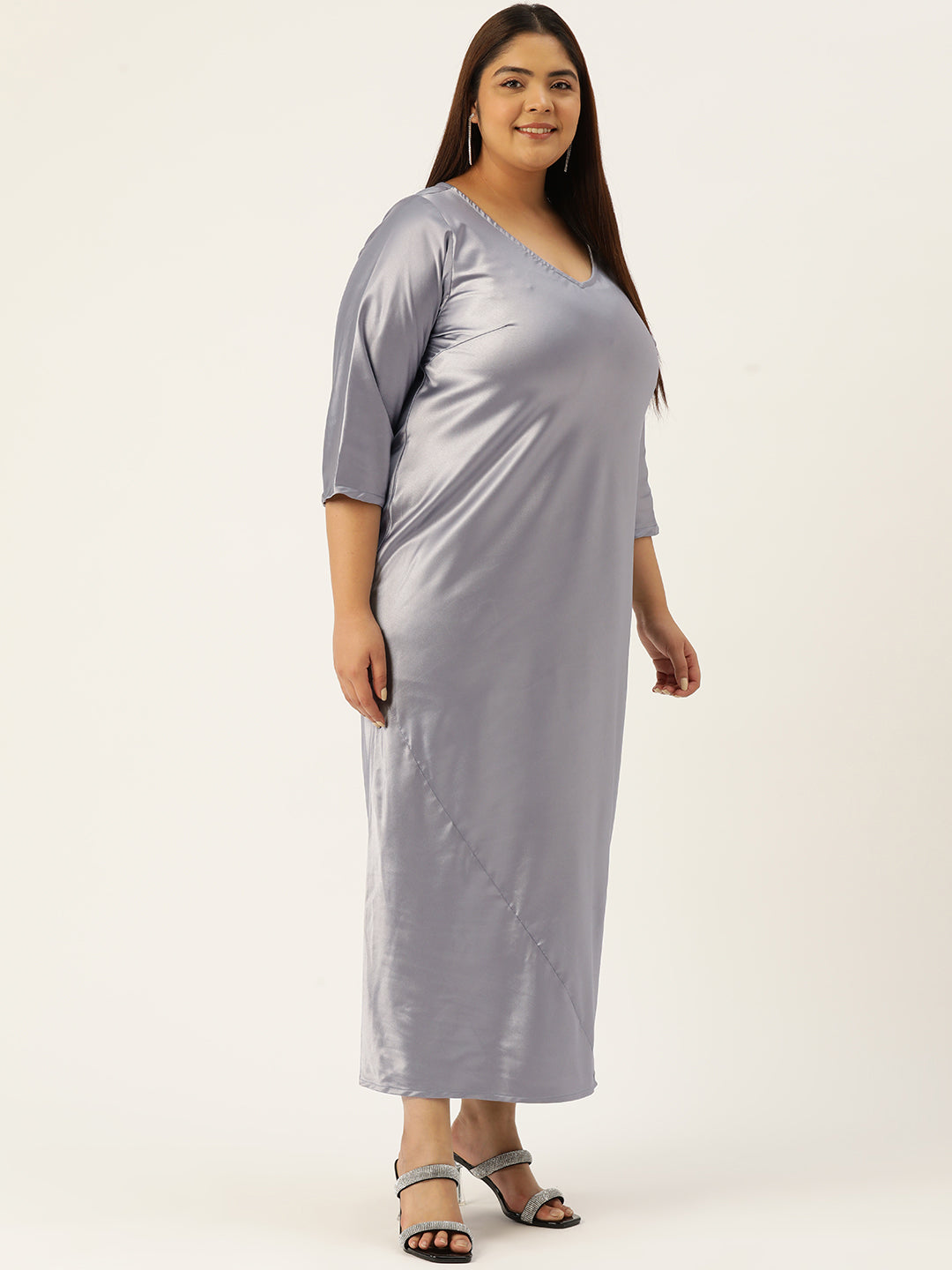 Modern Trendy Plus Size Women’s Dress