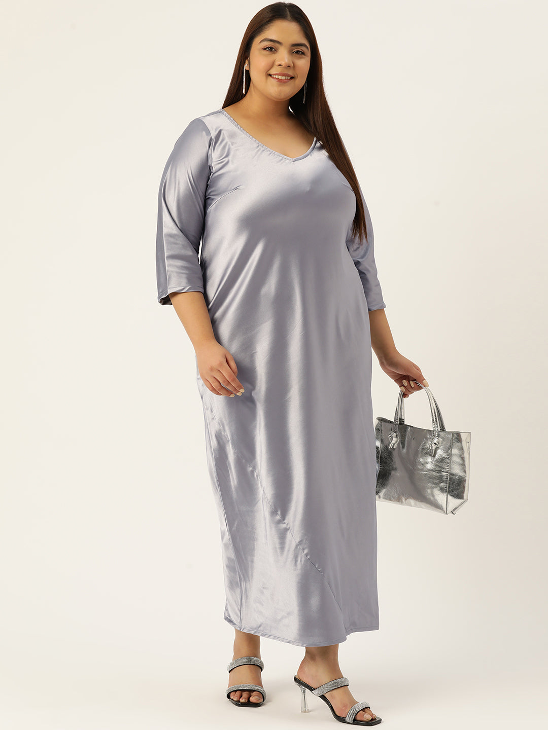 Modern Trendy Plus Size Women’s Dress