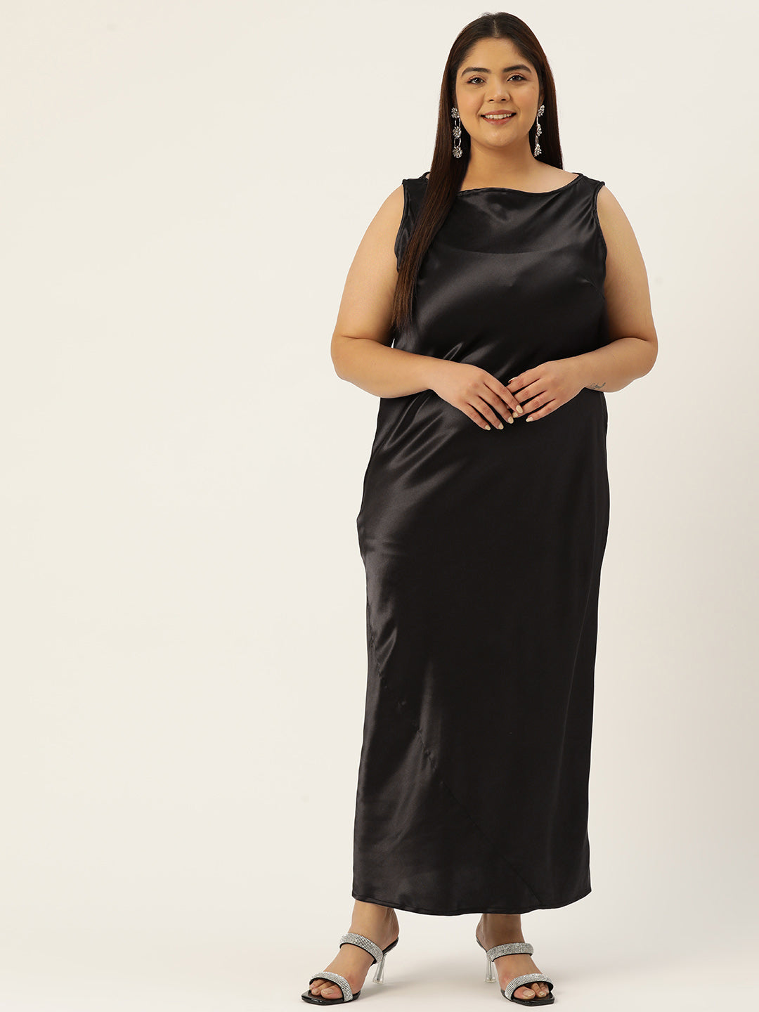 Modern Trendy Plus Size Women’s Dress