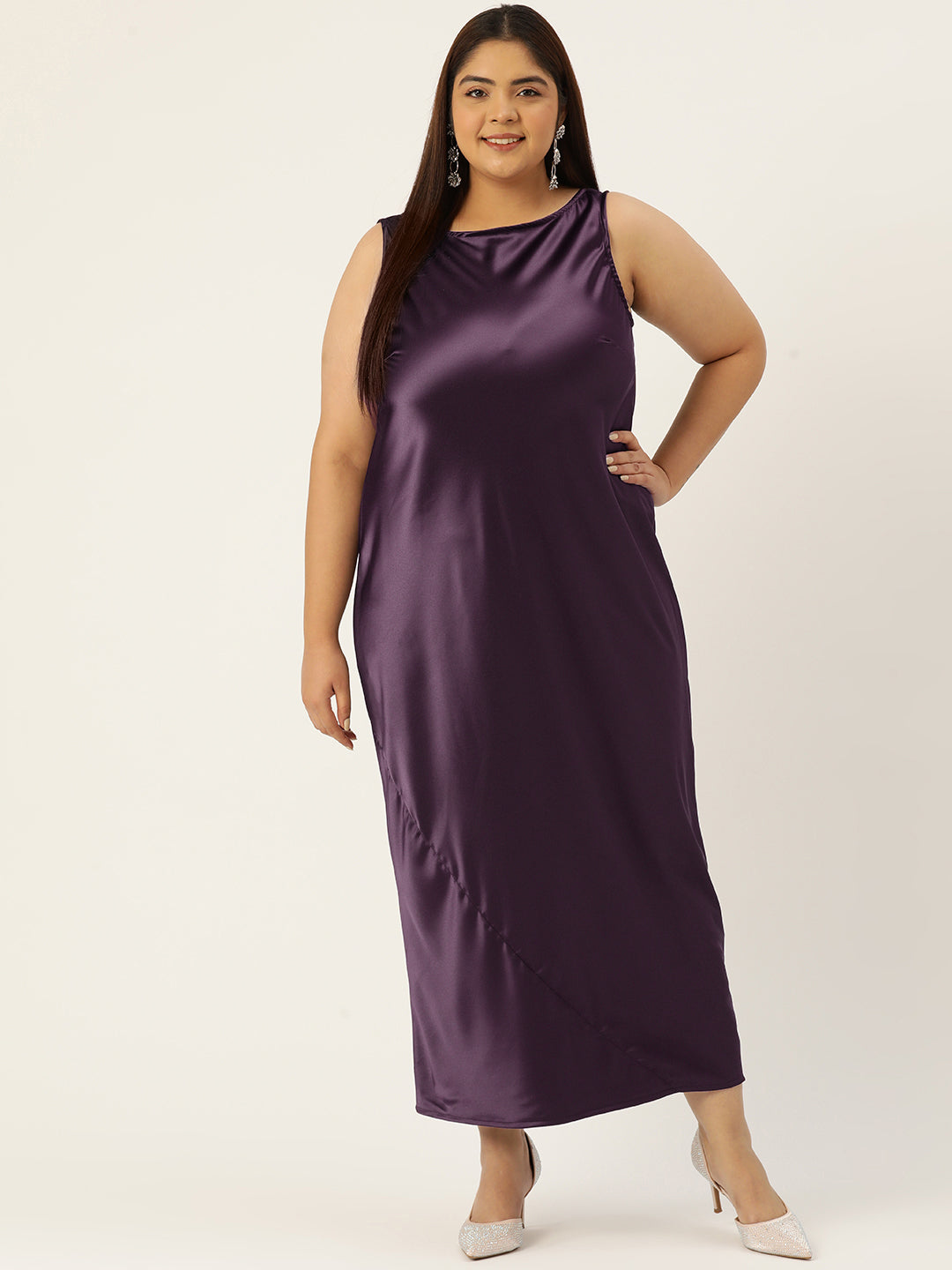 Modern Trendy Plus Size Women’s Dress