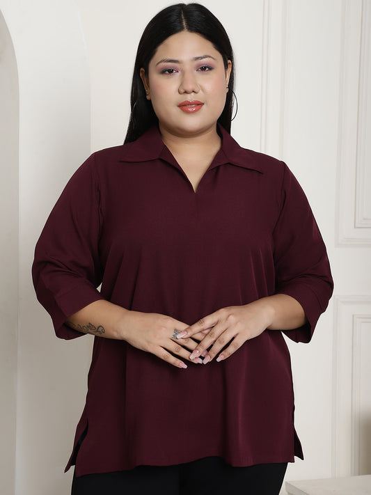 Trendy Plus Size Women Casual Top