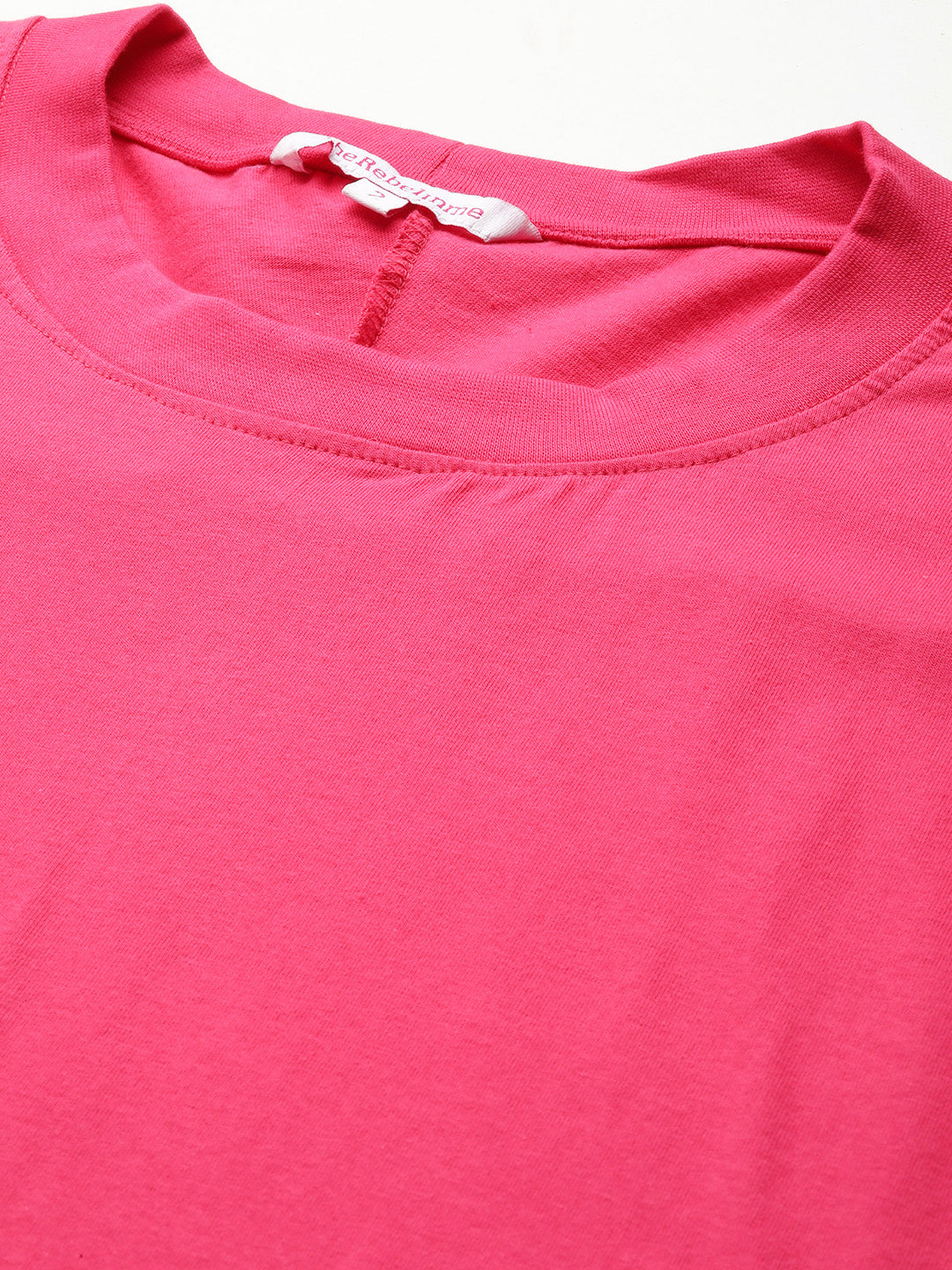 Plus Size Cotton Knitted Longline Top