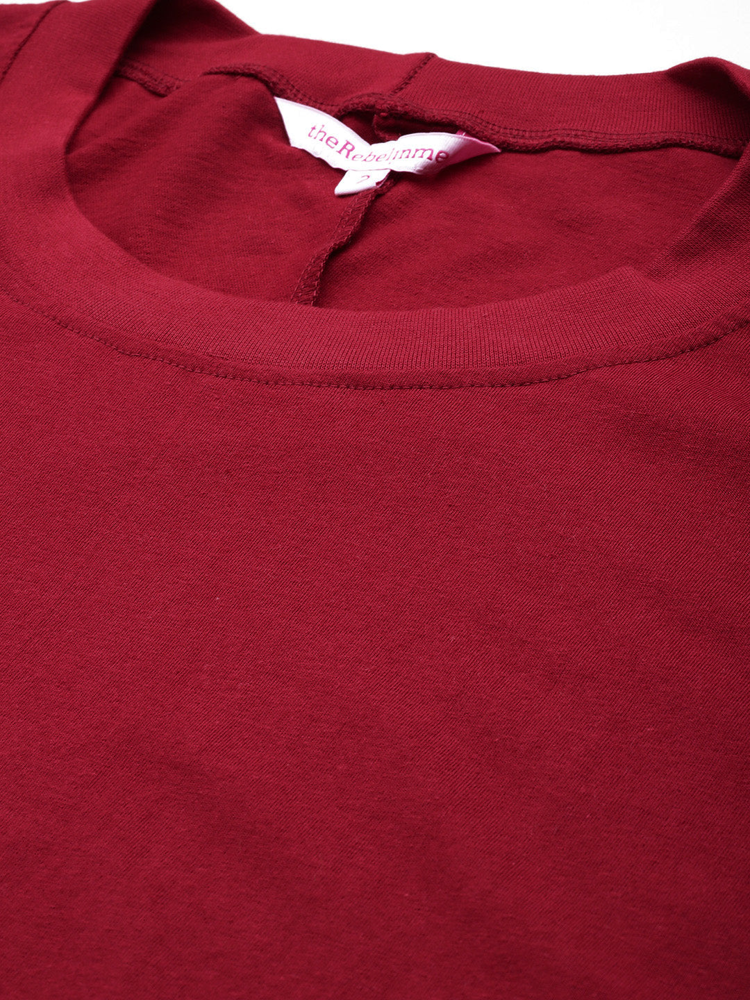 Plus Size Cotton Knitted Longline Top