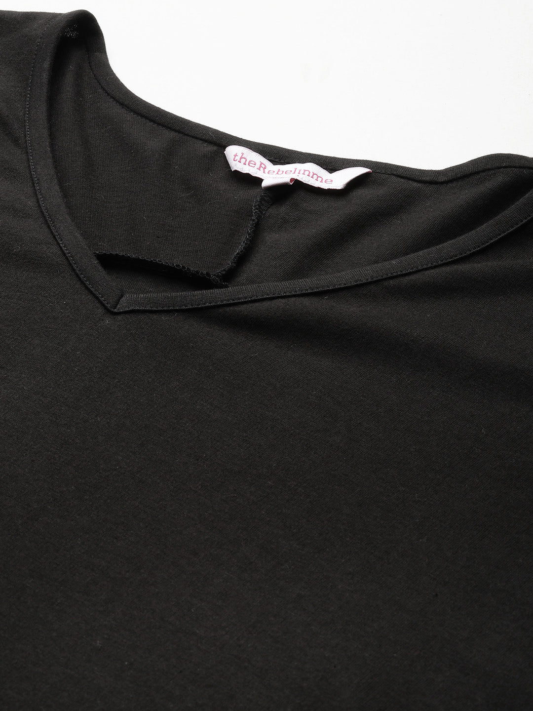 Plus Size Cotton Knitted Longline Top