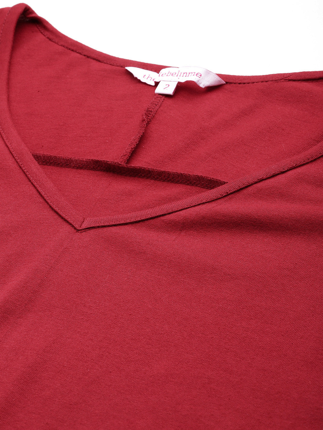 Plus Size Cotton Knitted Longline Top