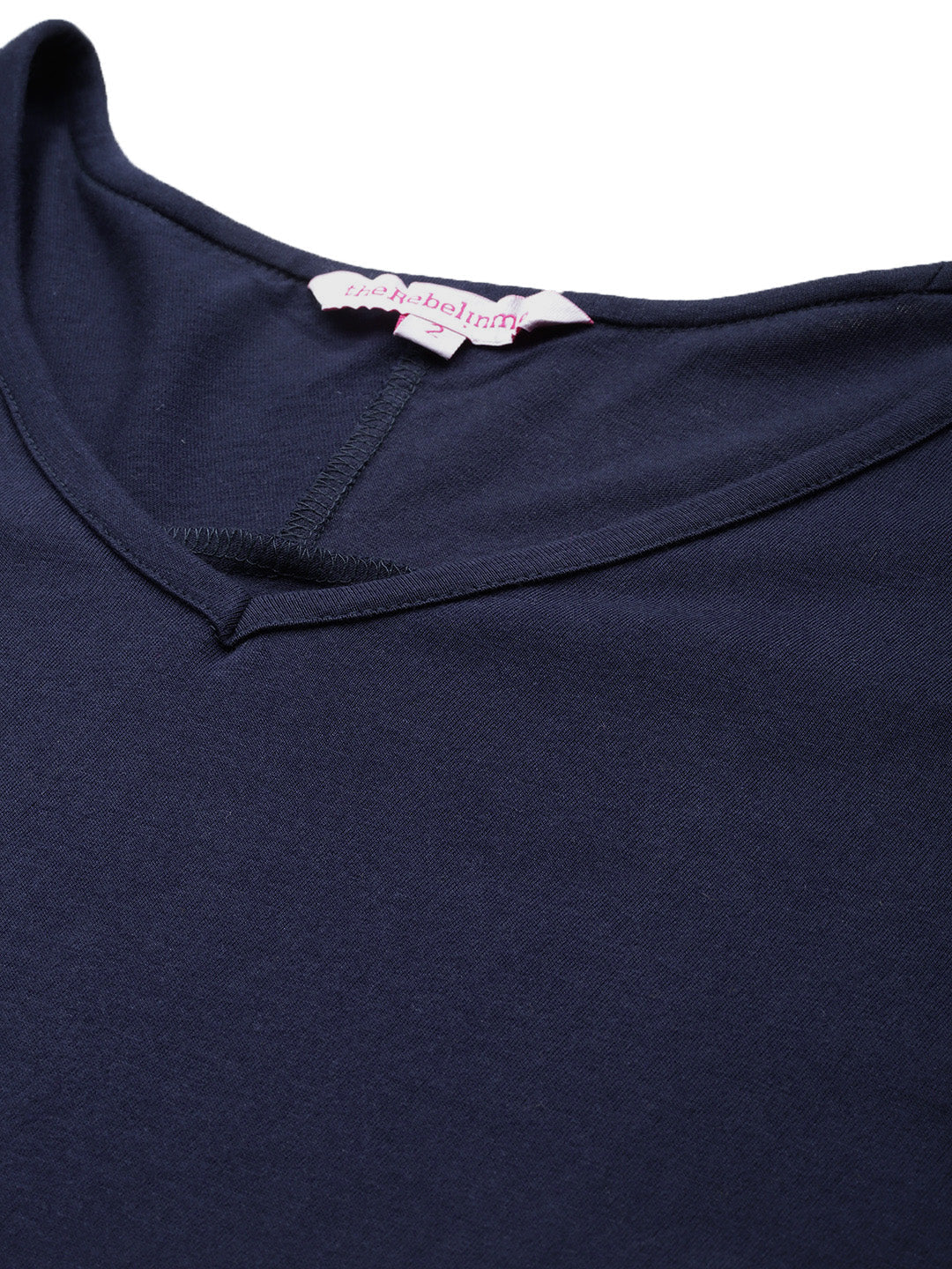 Plus Size Cotton Knitted Longline Top