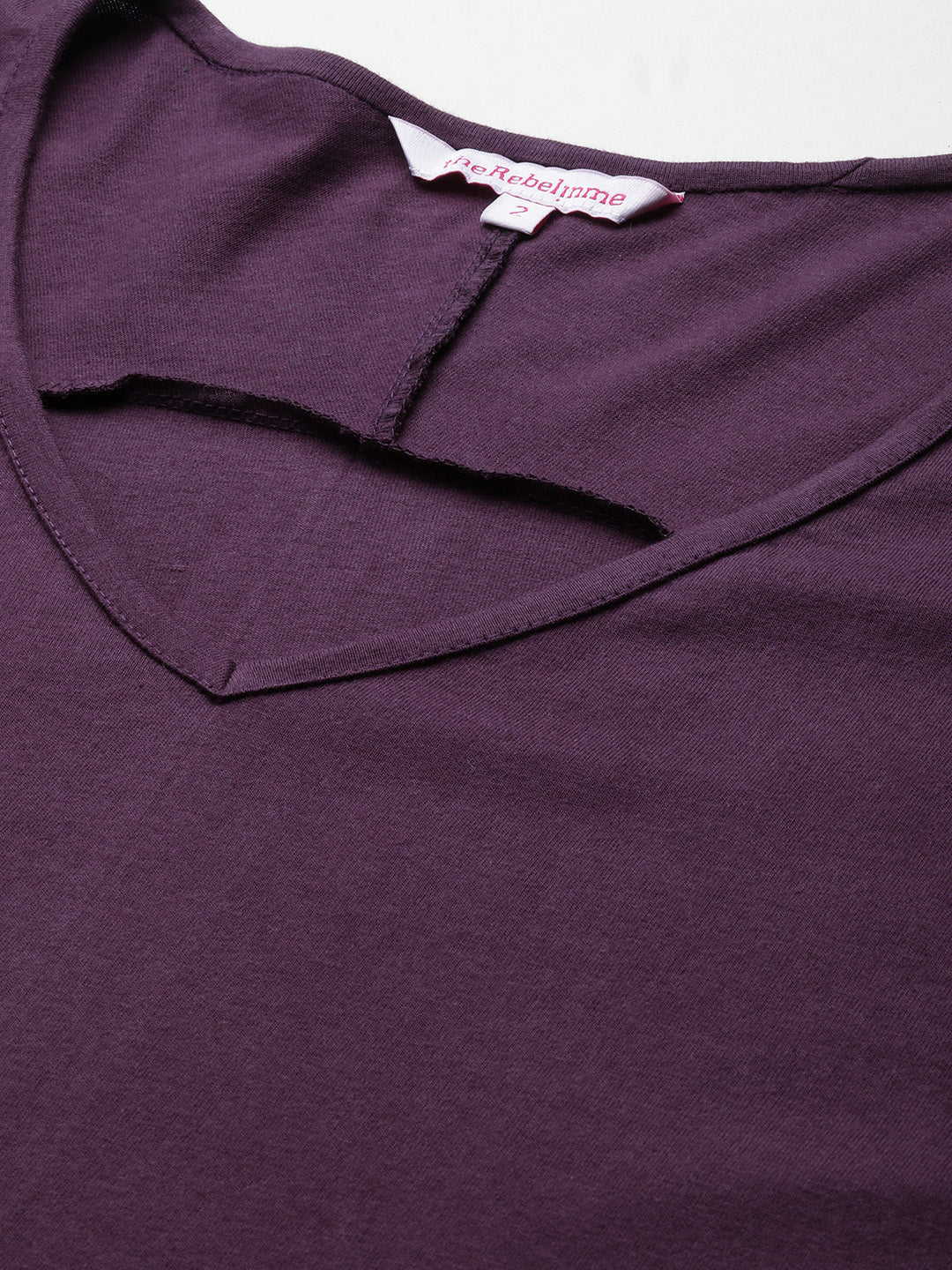 Plus Size Cotton Knitted Longline Top