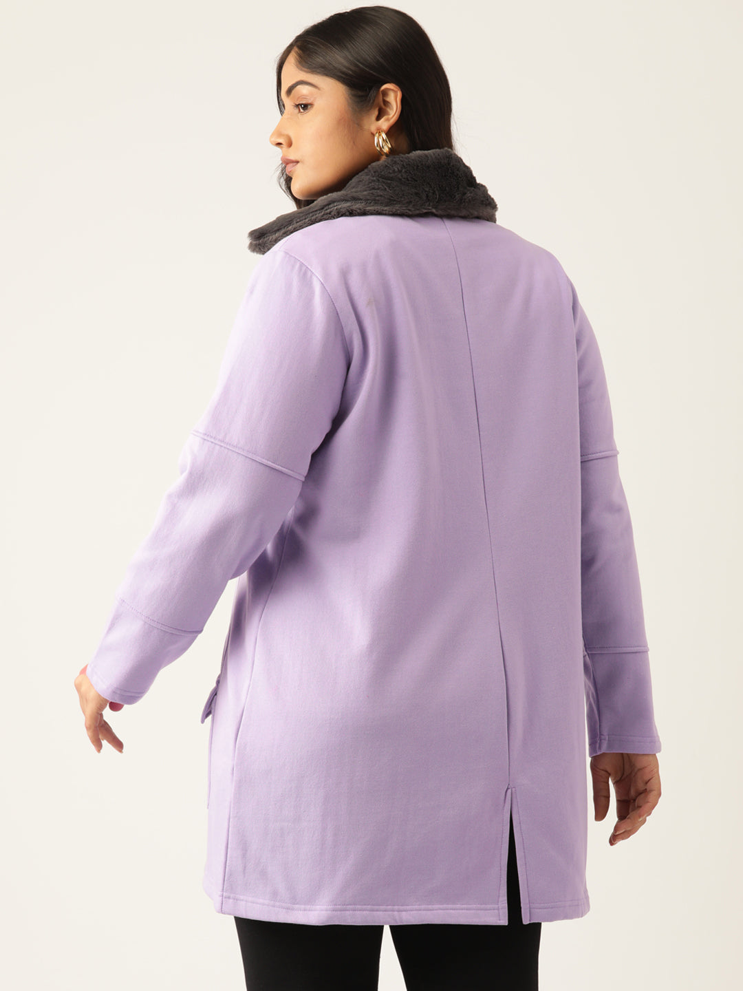 theRebelinme Women Longline Open Front Jacket