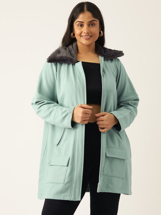 theRebelinme Women Longline Open Front Jacket