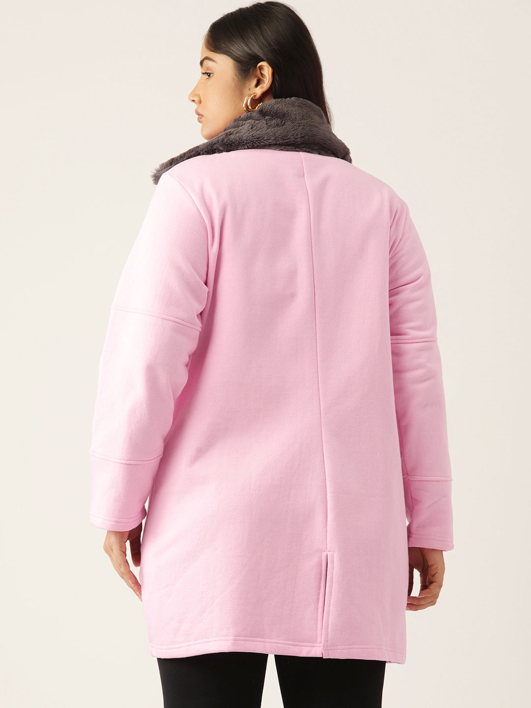theRebelinme Women Longline Open Front Jacket