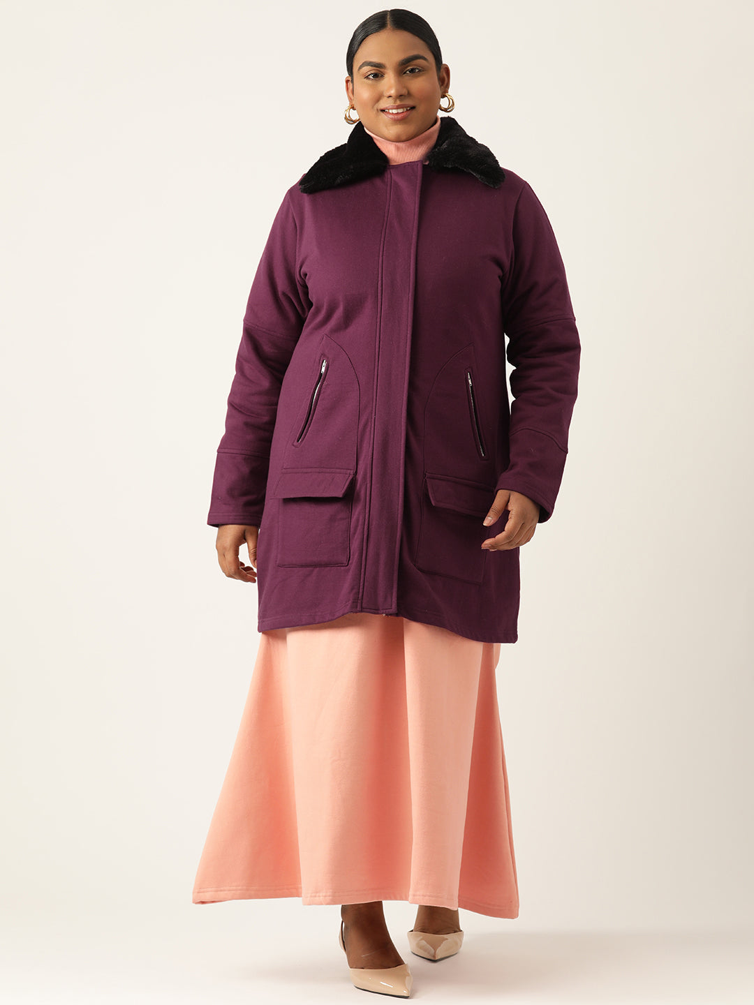 theRebelinme Women Longline Open Front Jacket
