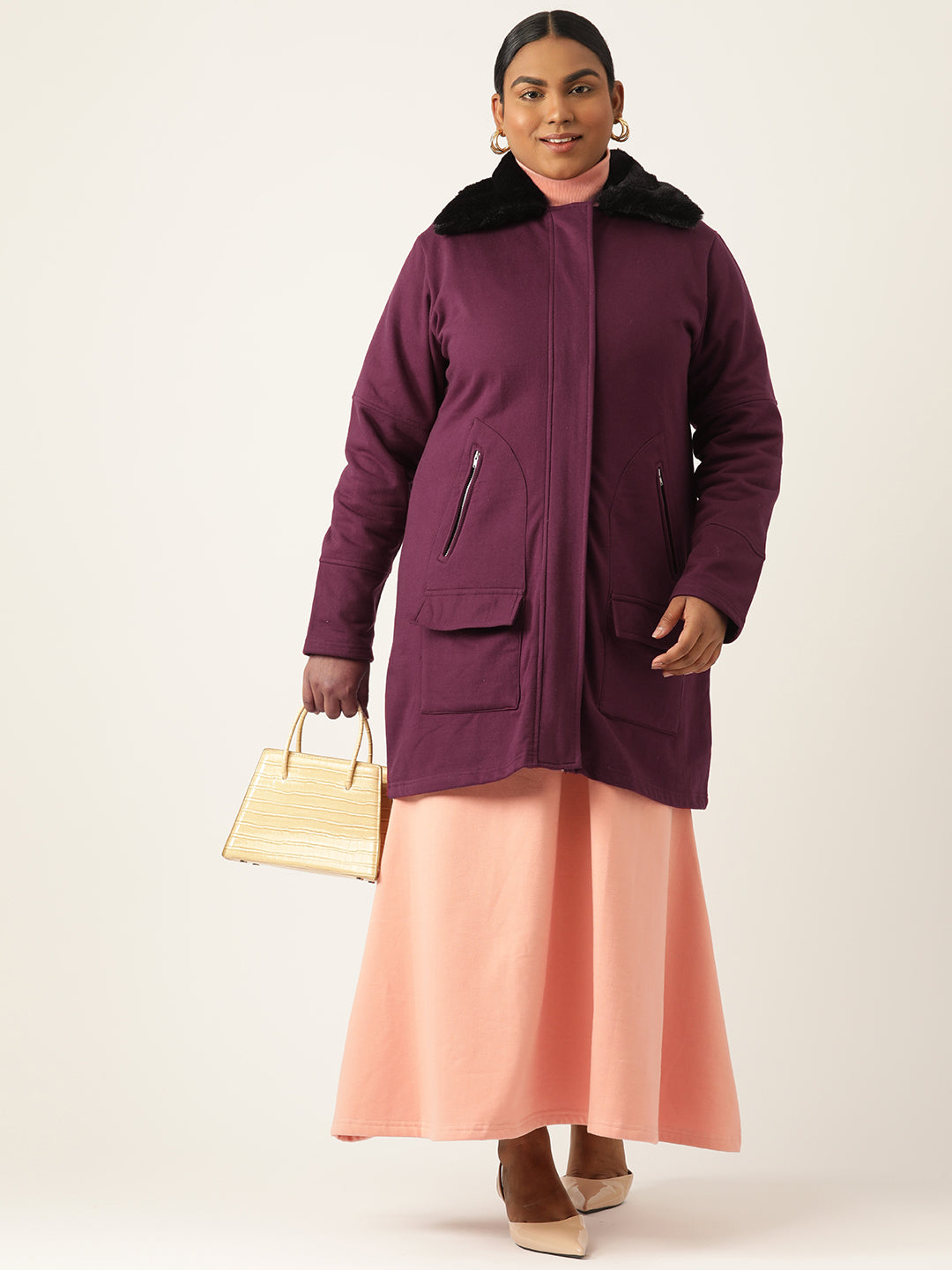 theRebelinme Women Longline Open Front Jacket