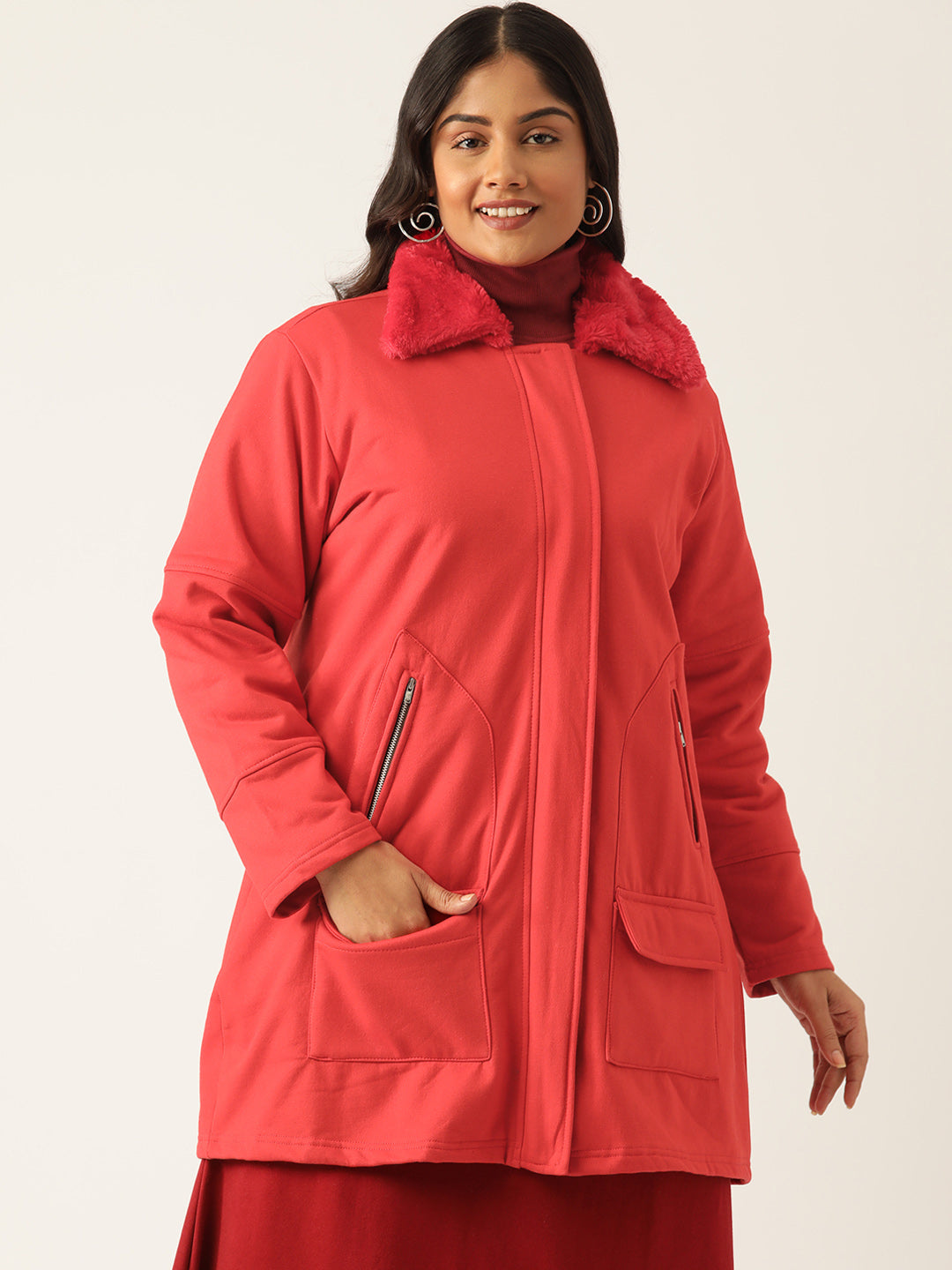 theRebelinme Women Longline Open Front Jacket