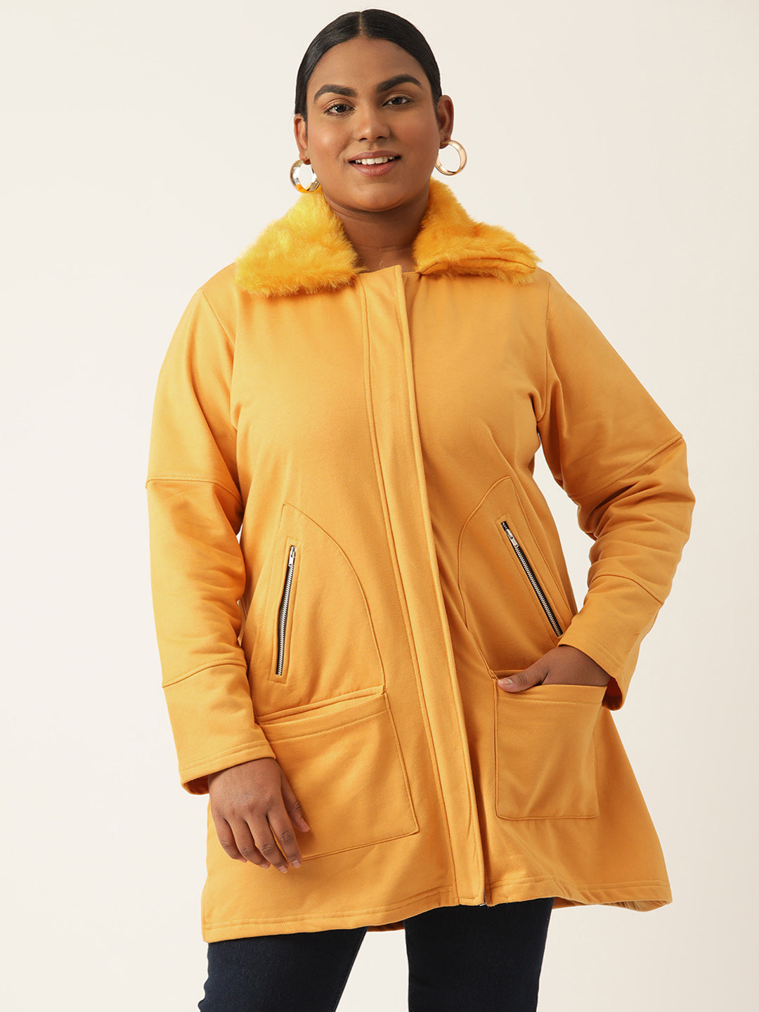 theRebelinme Women Longline Open Front Jacket