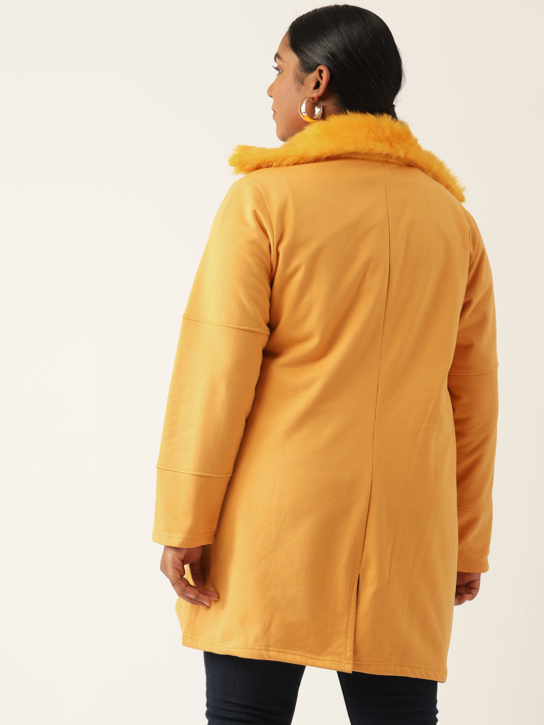 theRebelinme Women Longline Open Front Jacket