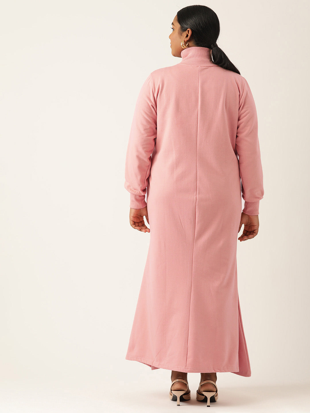 Bishop Sleeve A-Line Light Maxi Dress