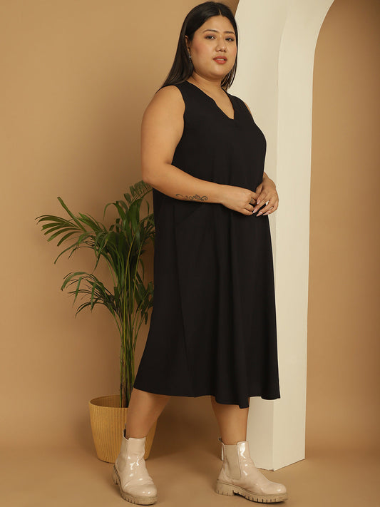 Plus Size A-Line Dress
