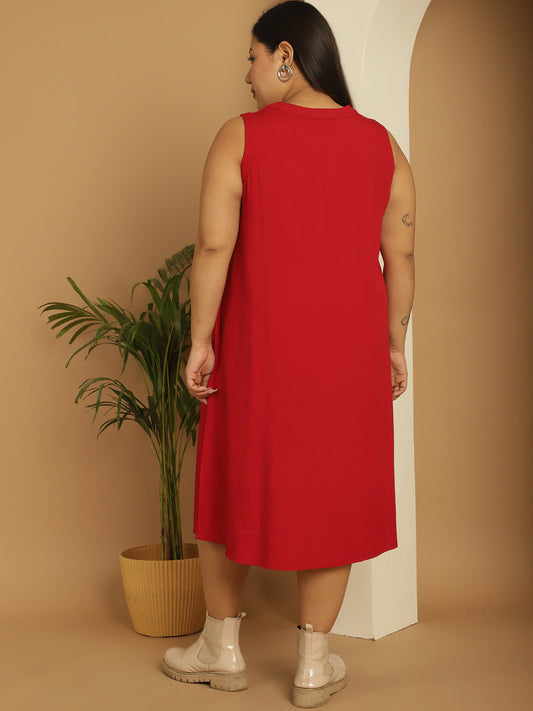 Plus Size A-Line Dress