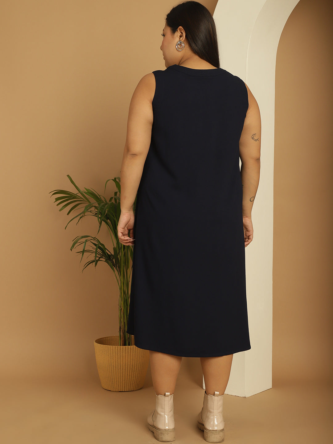 Plus Size A-Line Dress
