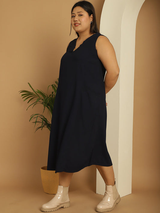 Plus Size A-Line Dress