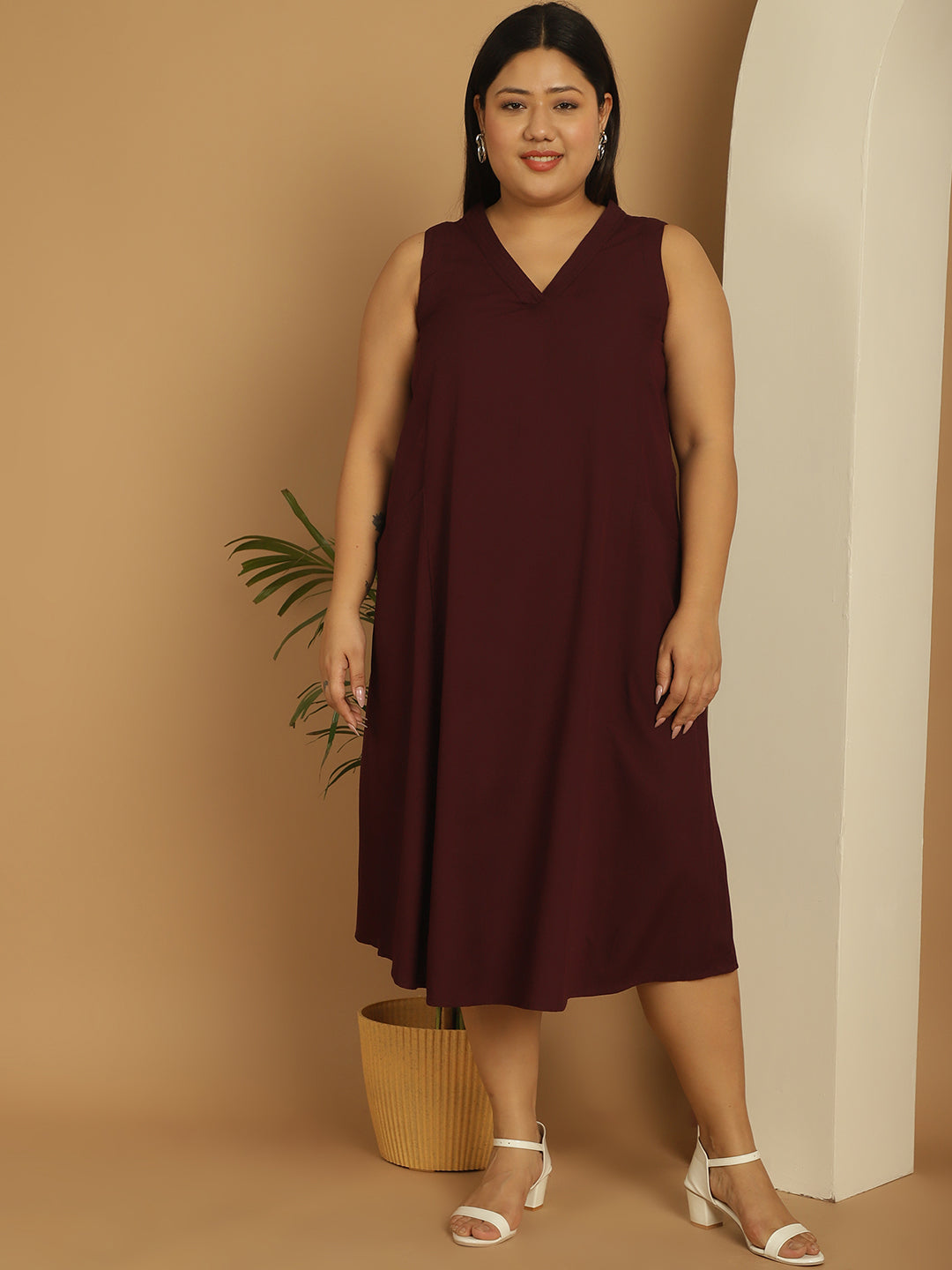Plus Size A-Line Dress