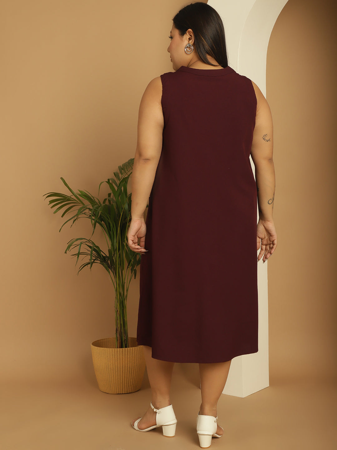 Plus Size A-Line Dress
