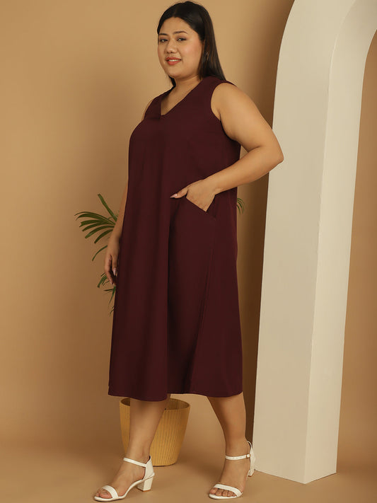 Plus Size A-Line Dress