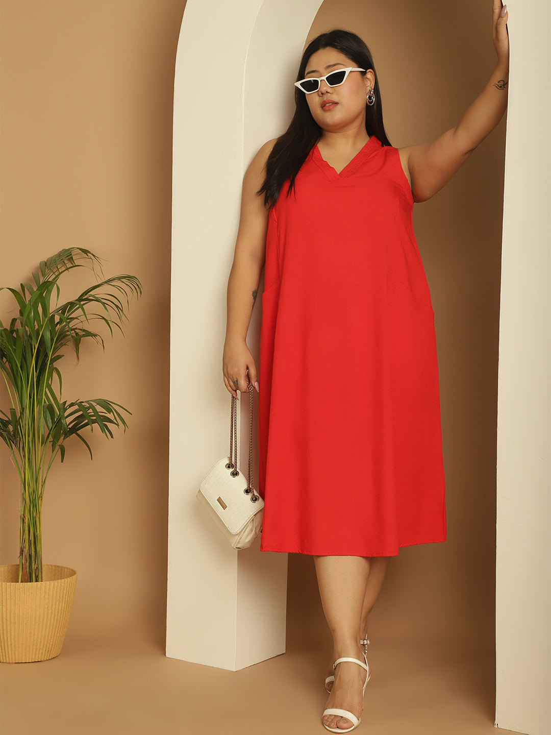 Plus Size A-Line Dress