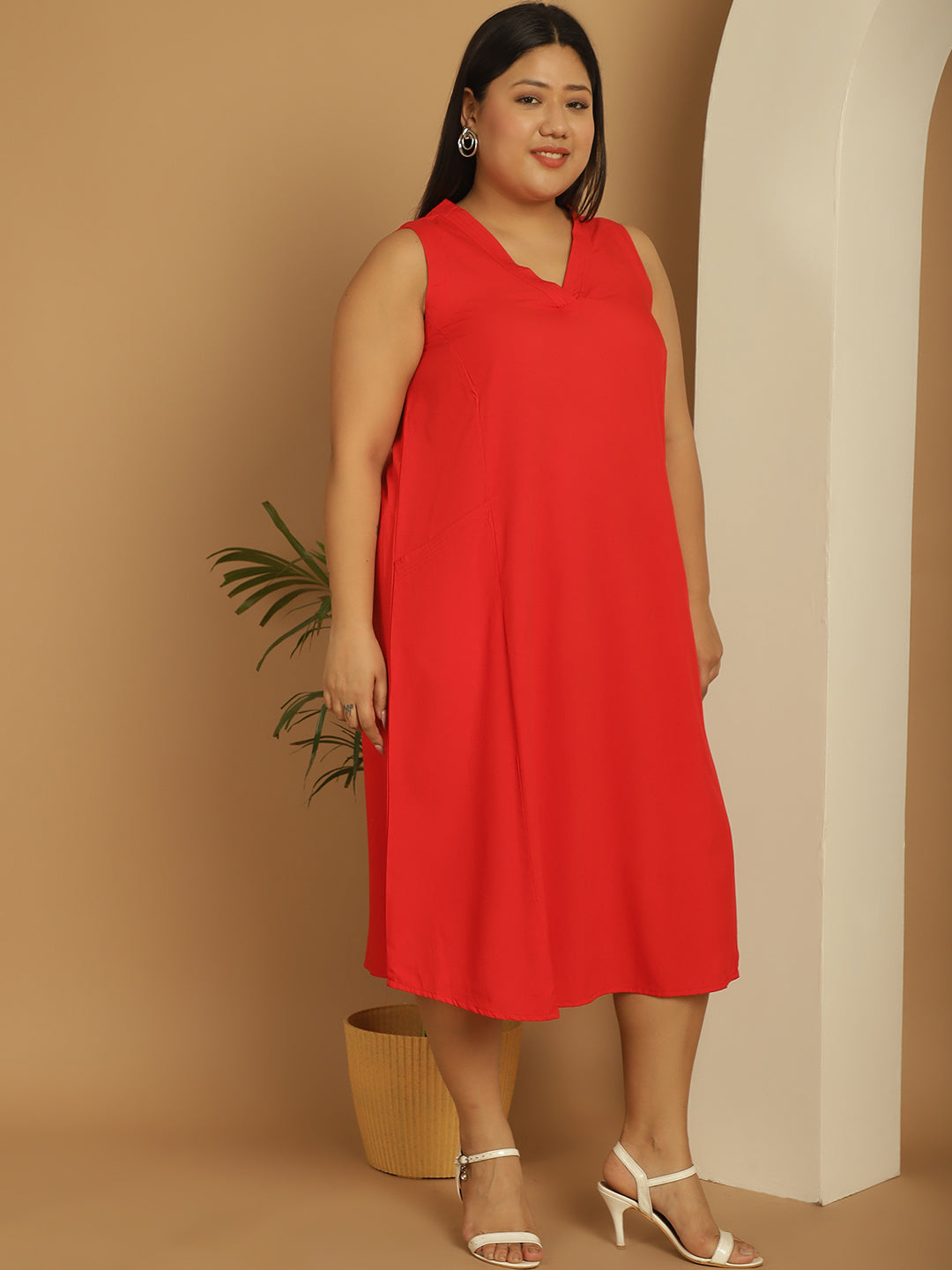 Plus Size A-Line Dress