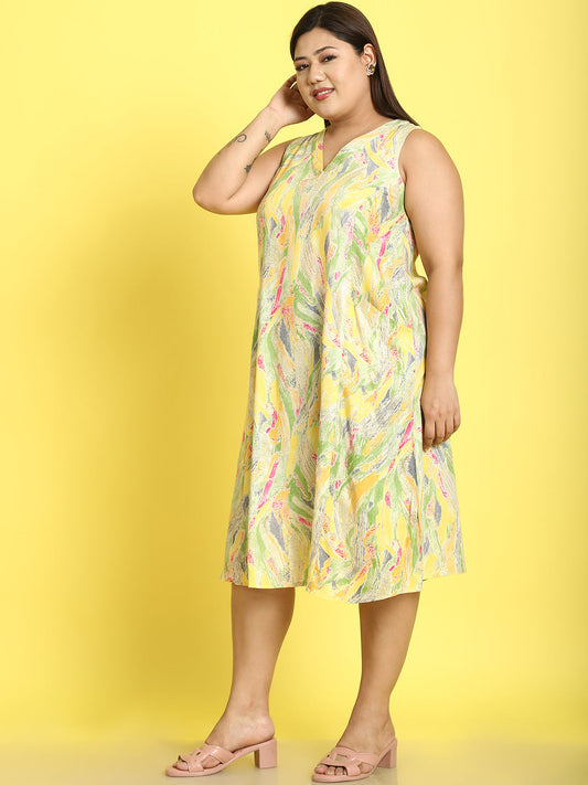 Plus Size A-Line Dress