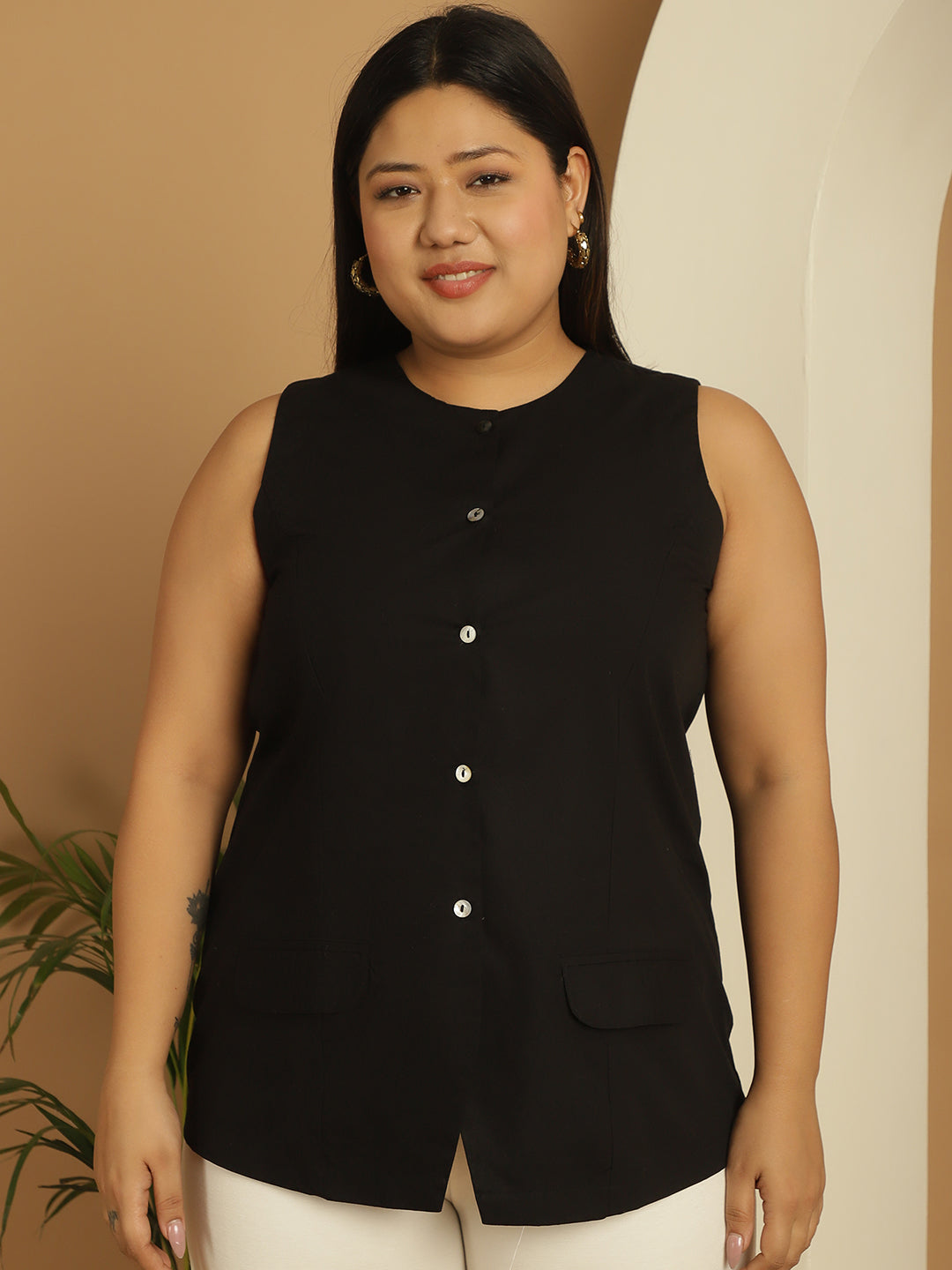 Trendy Plus Size Women Casual Top