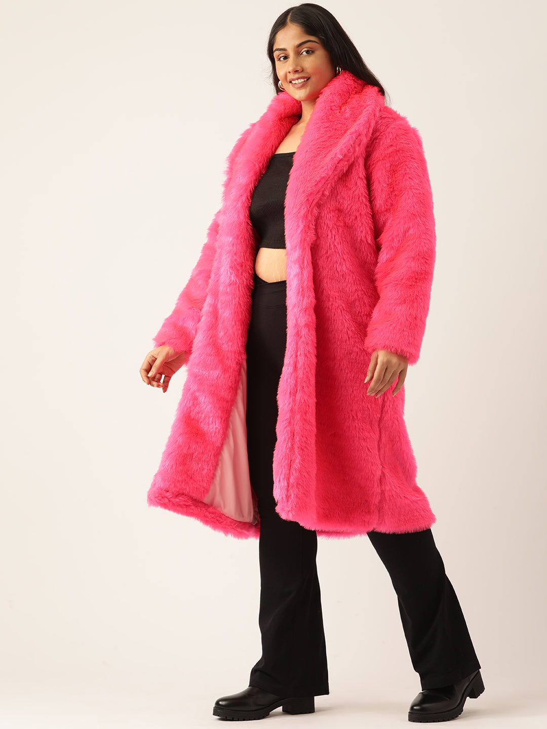theRebelinme Women Plus Size Lightweight Longline Open Front Jacket