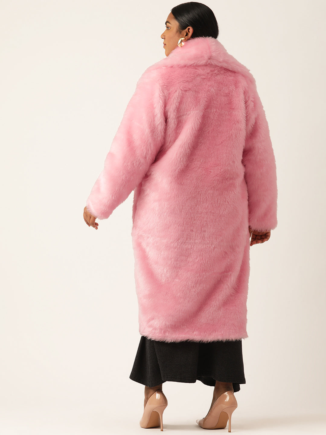 theRebelinme Women Plus Size Lightweight Longline Open Front Jacket