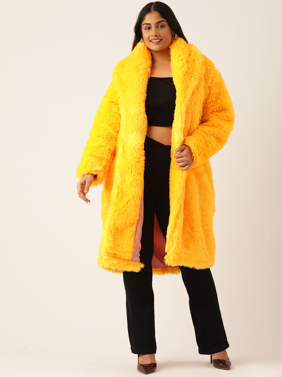 theRebelinme Women Plus Size Lightweight Longline Open Front Jacket
