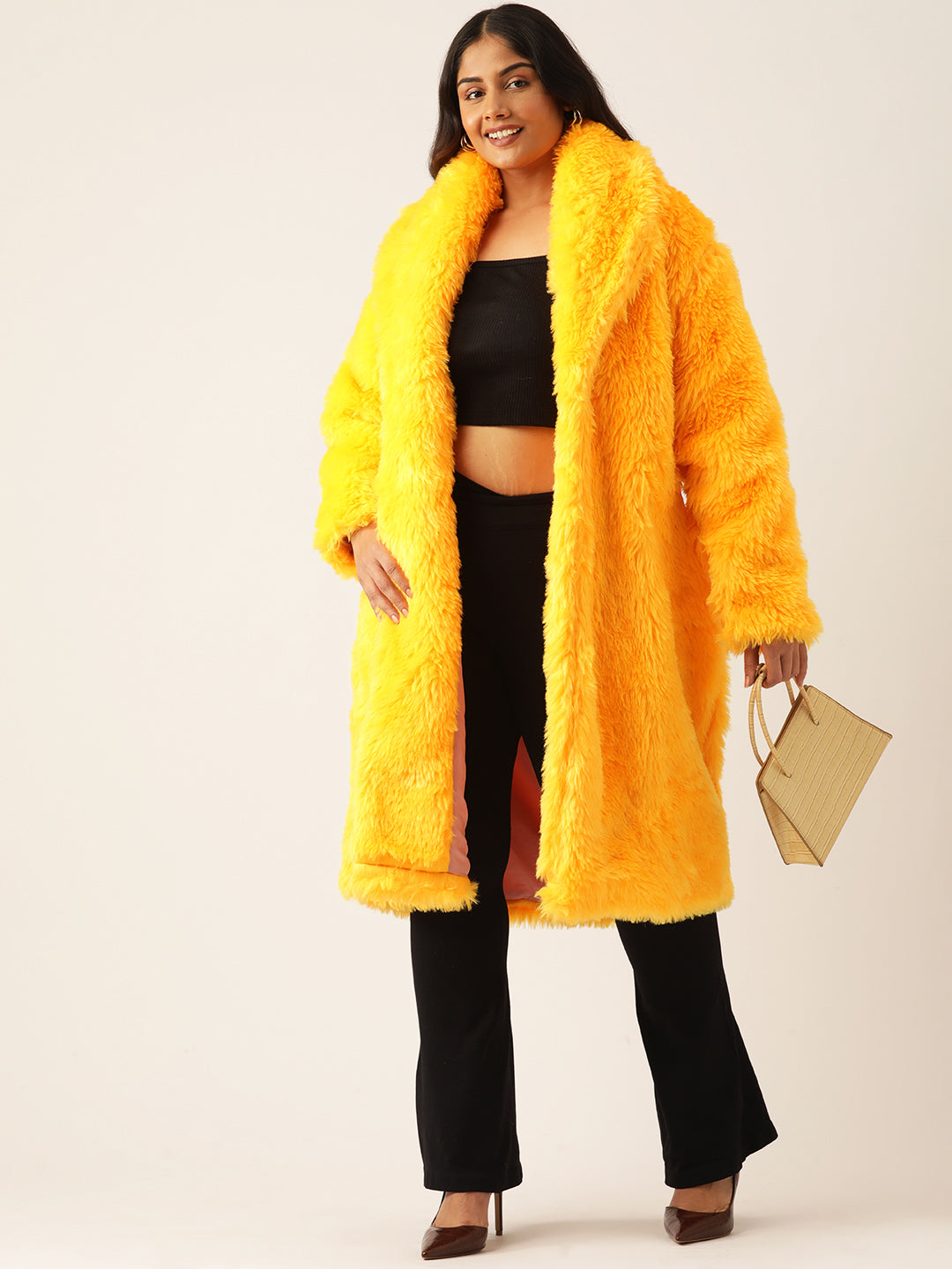 theRebelinme Women Plus Size Lightweight Longline Open Front Jacket