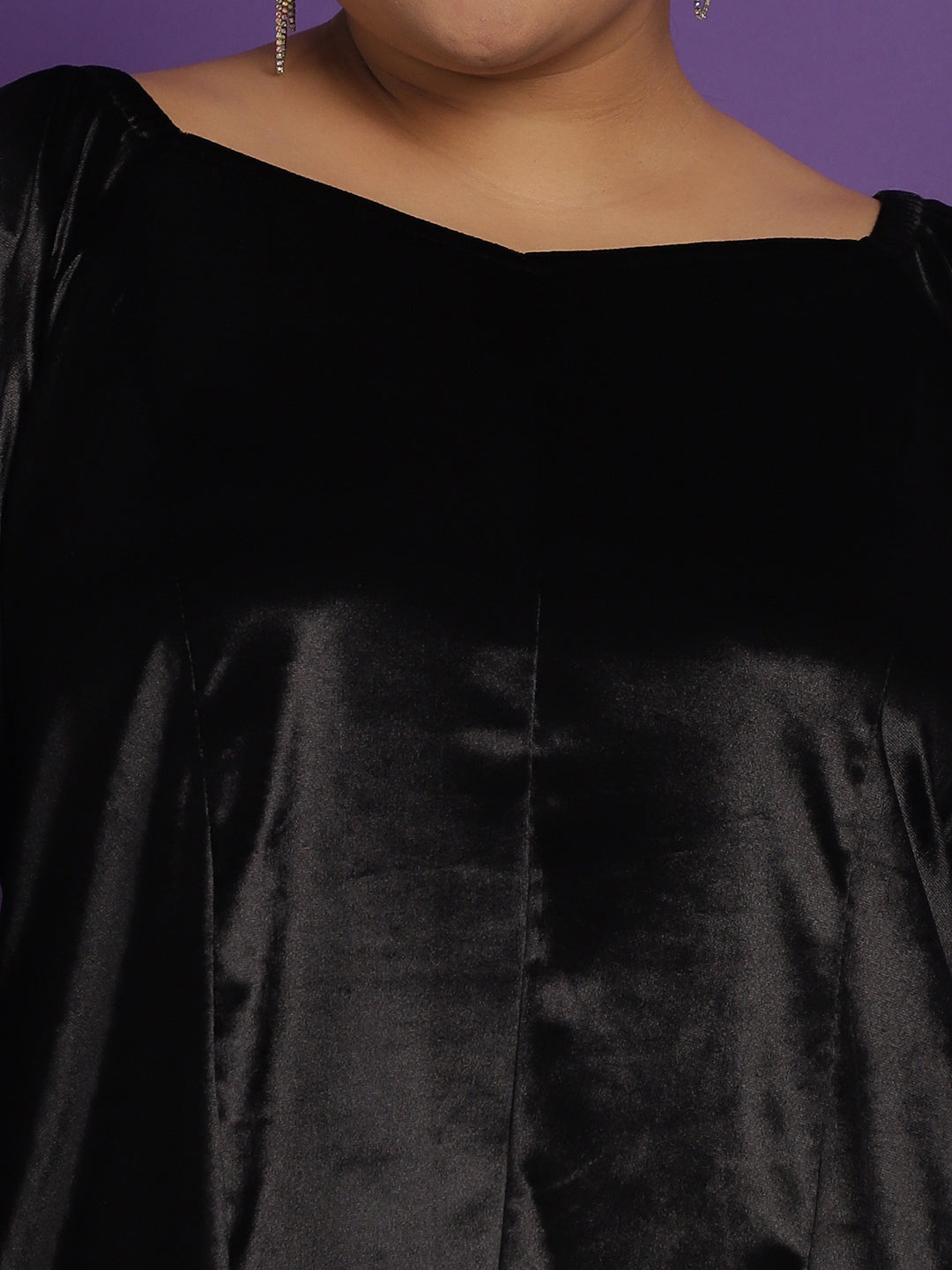 Plus Size Velvet Top