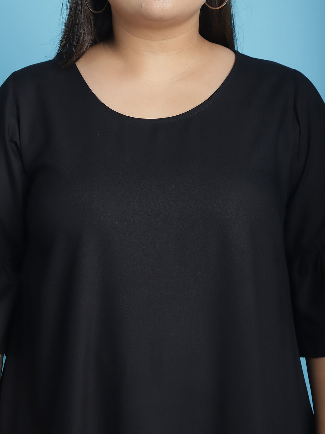 Plus Size A-Line Midi Dress