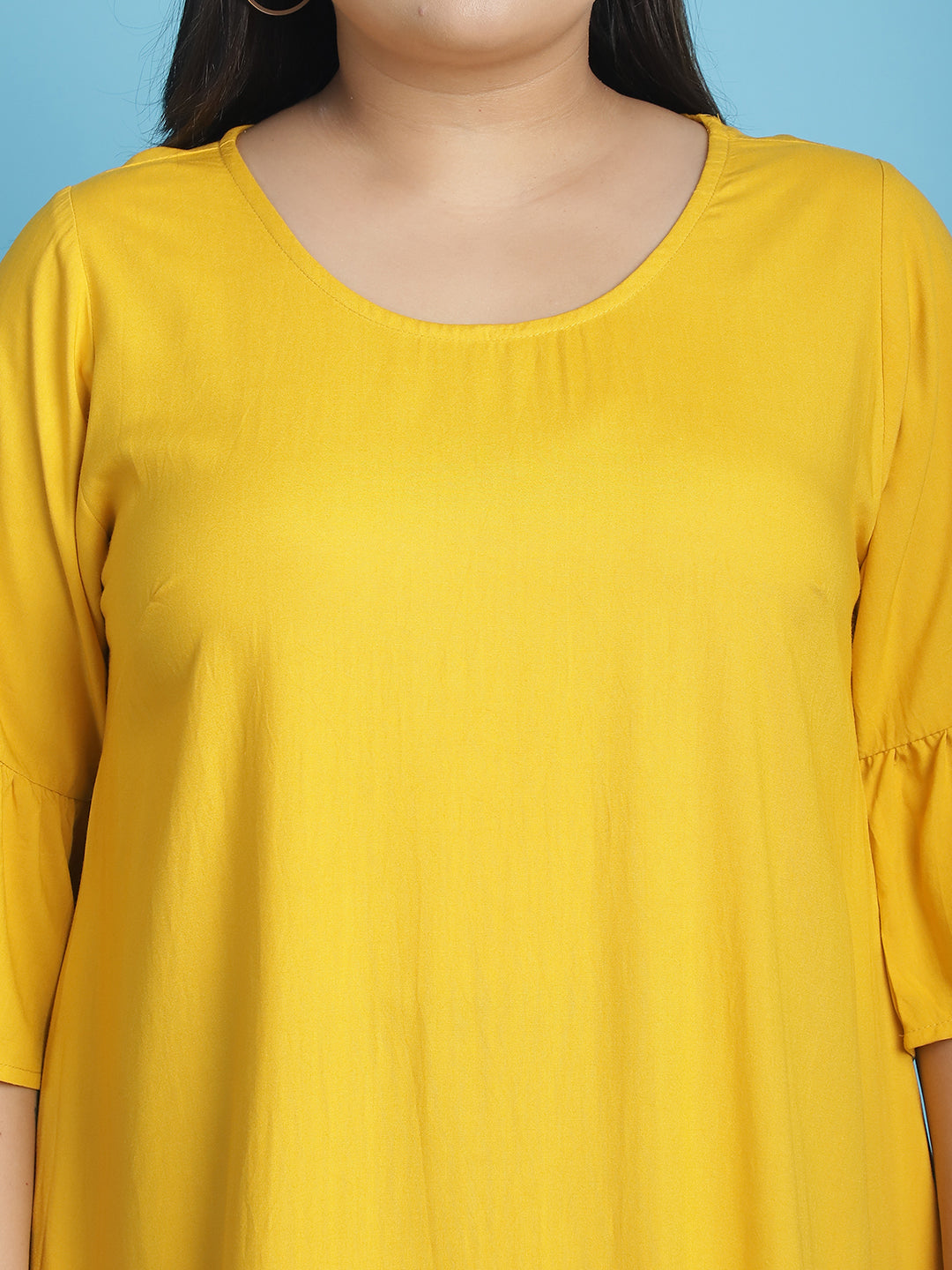 Plus Size A-Line Midi Dress