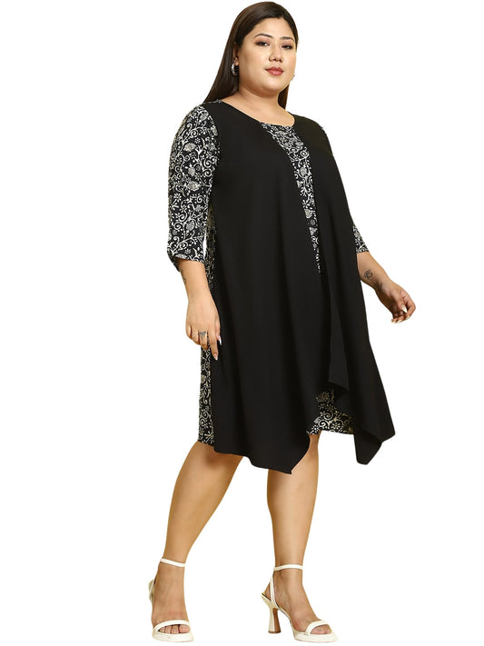 Plus Size Layered Dress