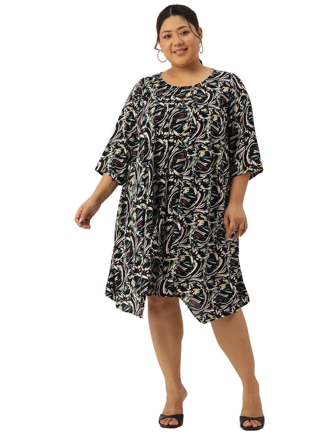 Plus Size Layered Dress