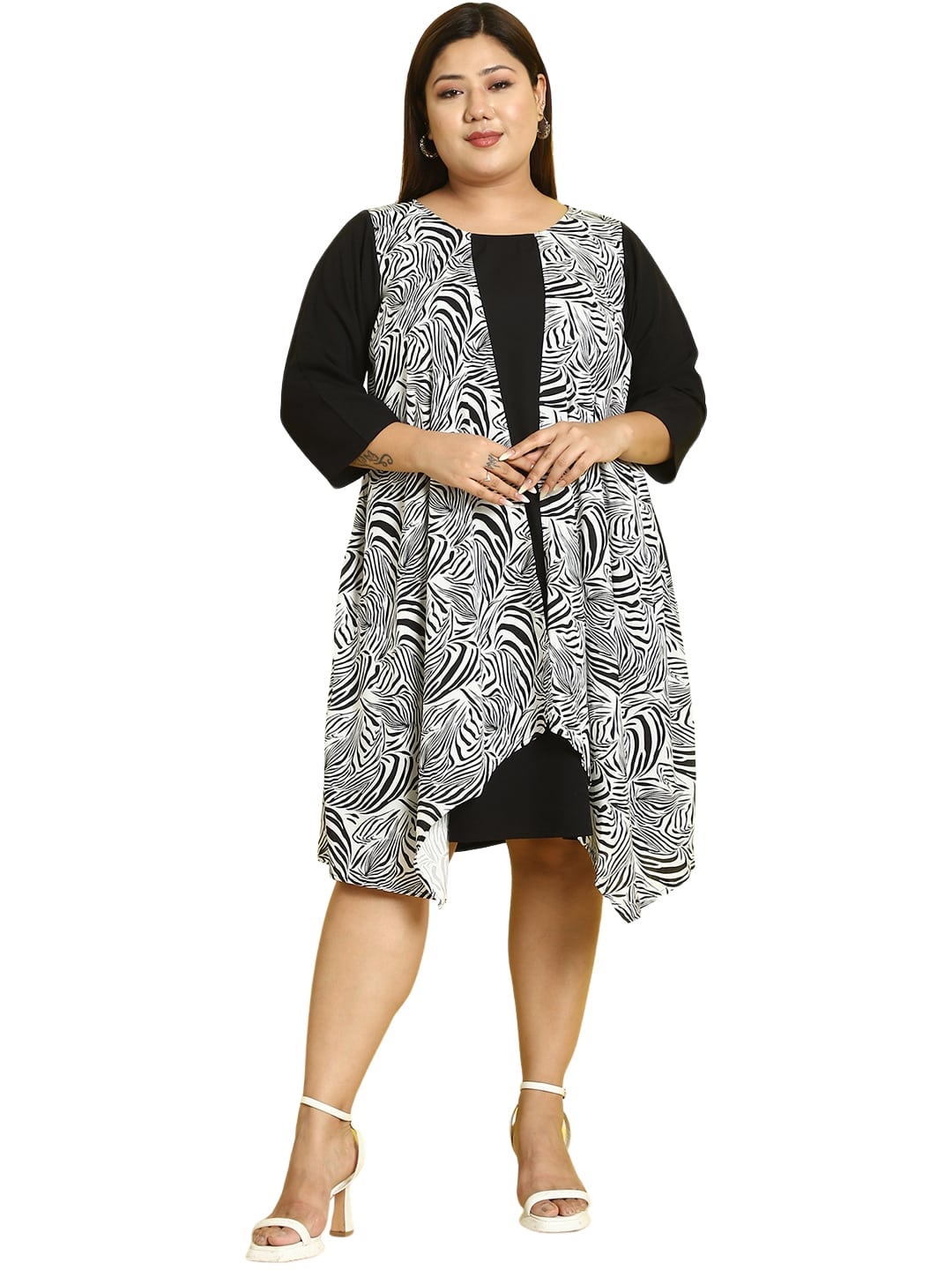 Plus Size Layered Dress