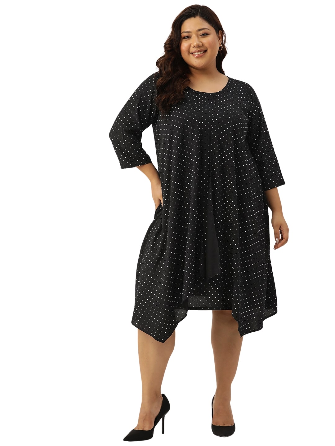 Plus Size Layered Dress