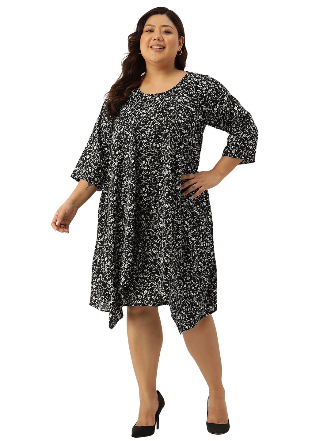 Plus Size Layered Dress