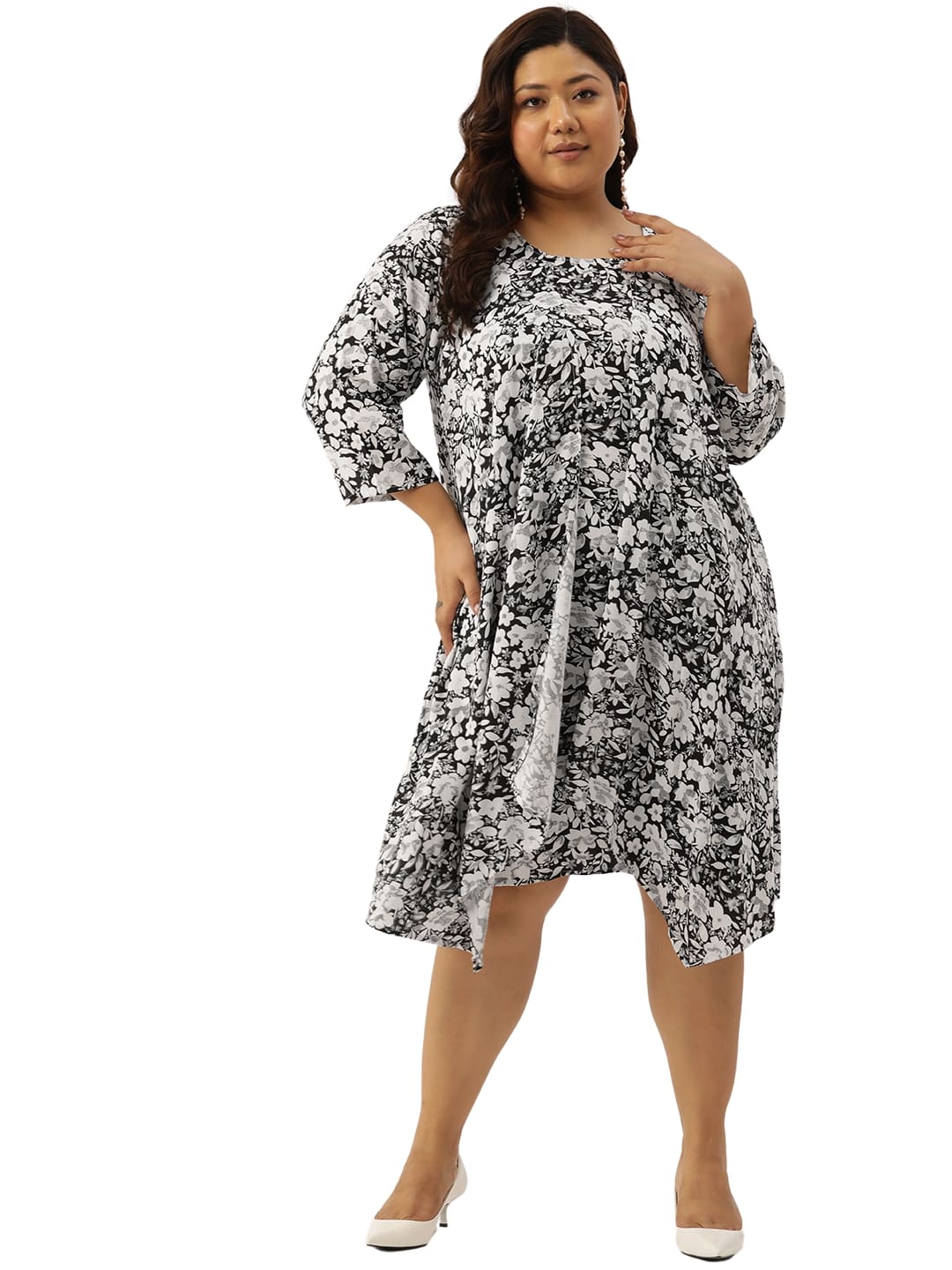 Plus Size Layered Dress