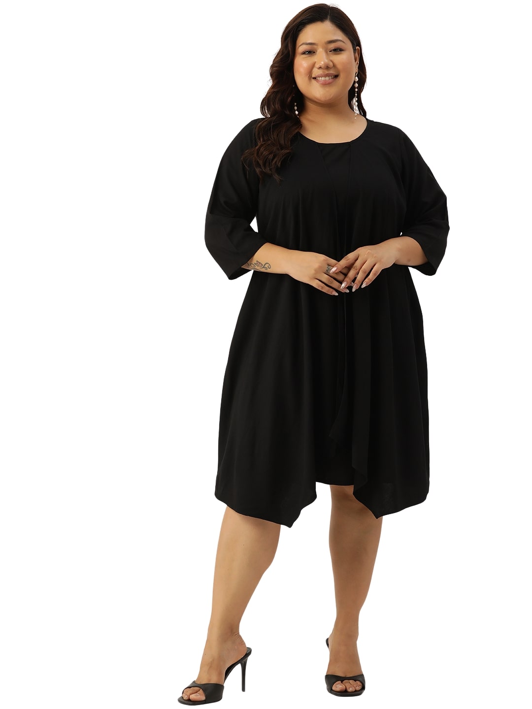 Plus Size Layered Dress
