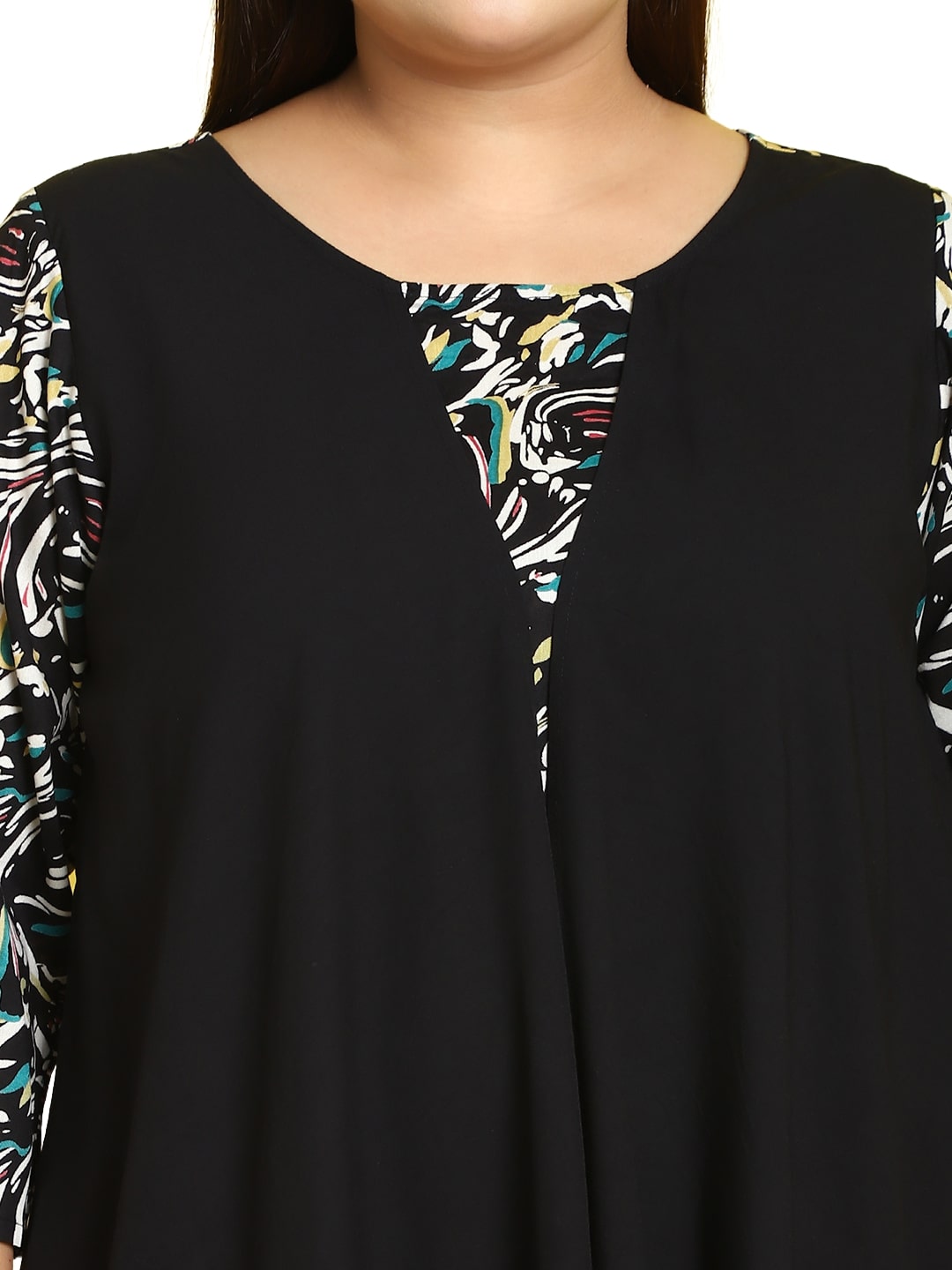 Plus Size Layered Dress