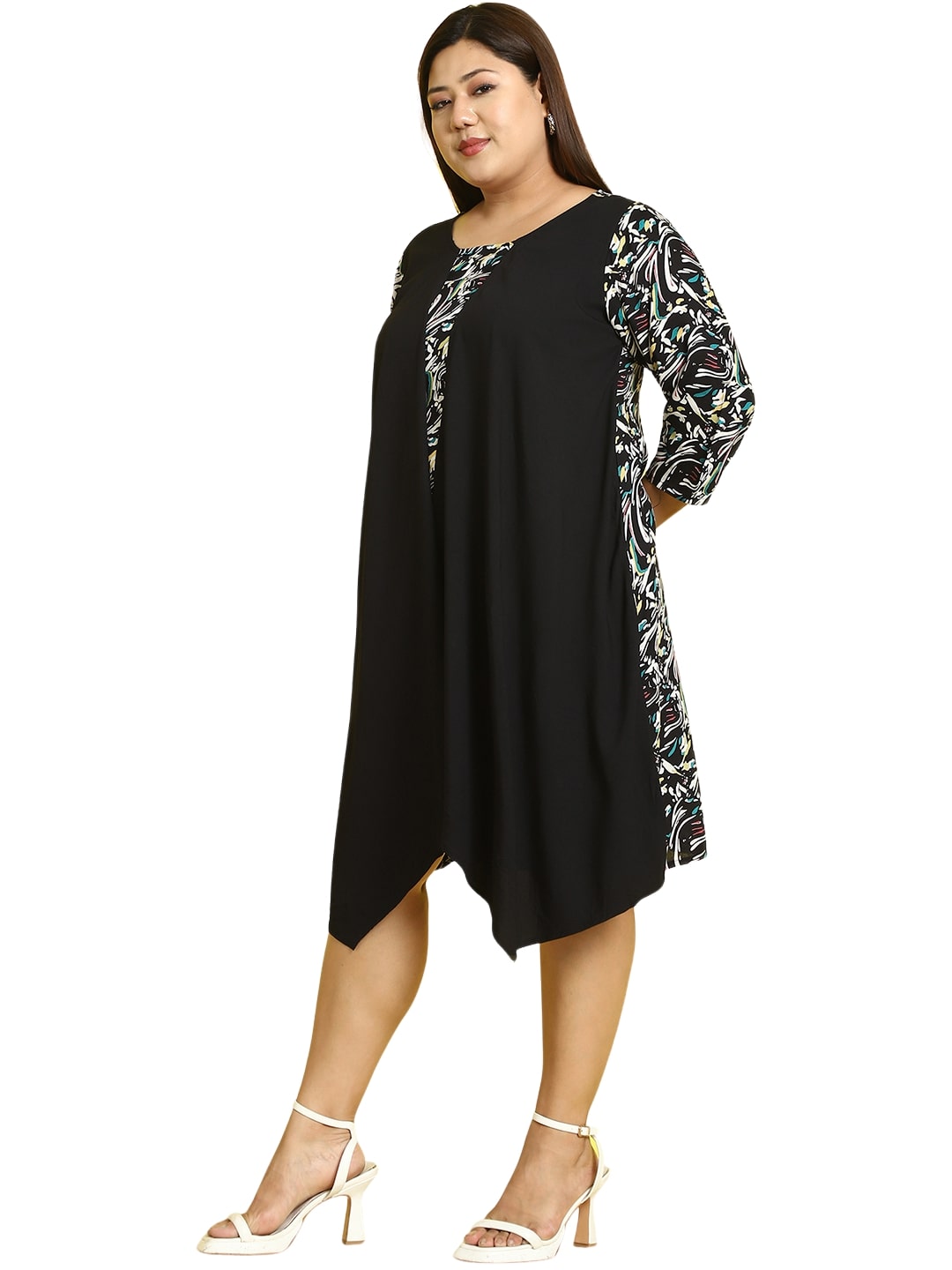 Plus Size Layered Dress