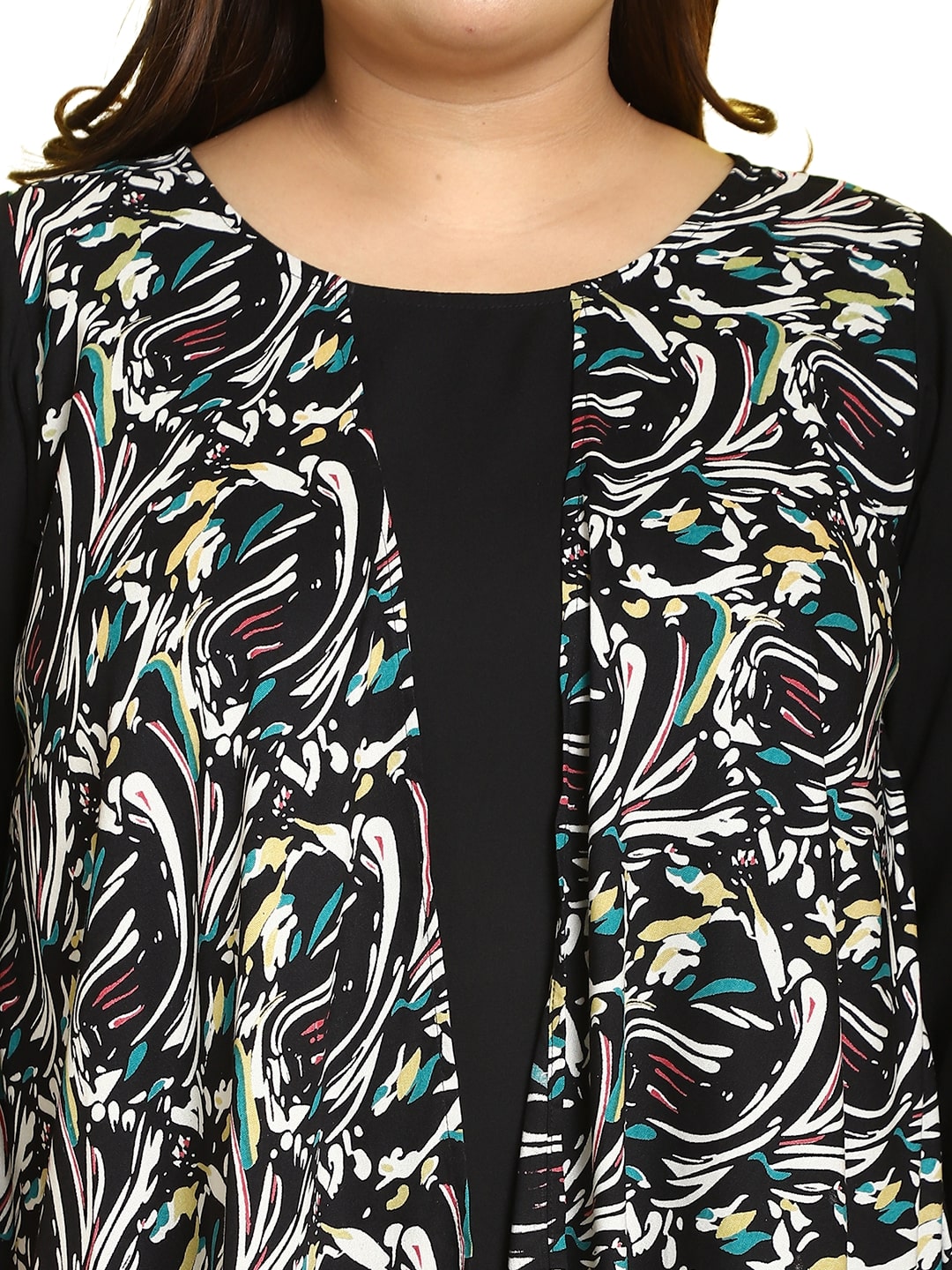 Plus Size Layered Dress